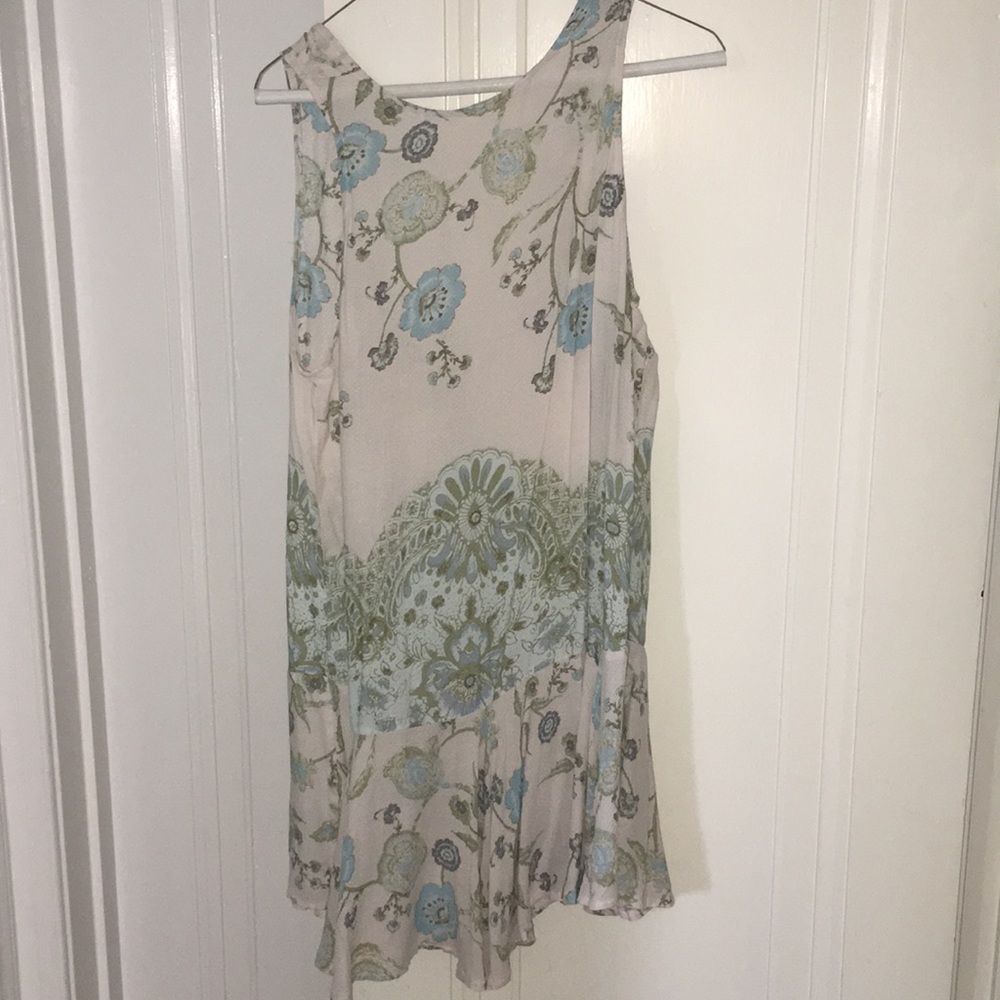 light pink free people flower dress